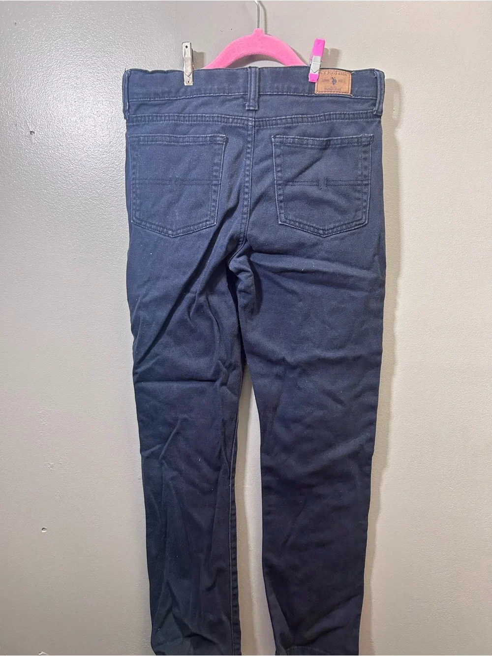 U.S. Polo Assn. Dark Gray Skinny Jeans with Embroidered Logo